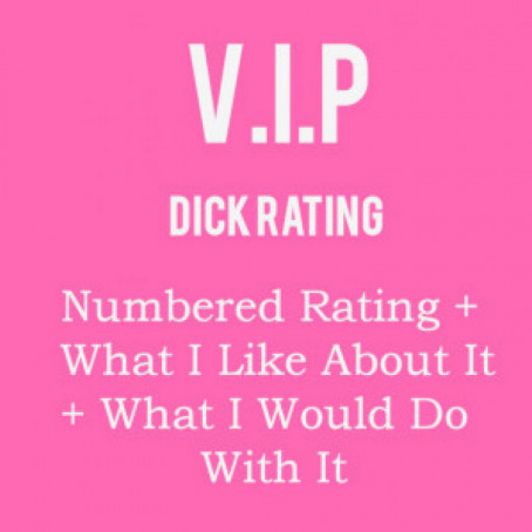 Dick rating