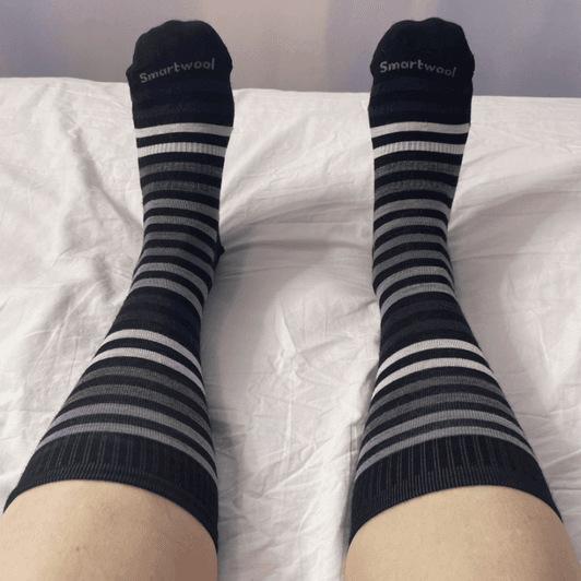 Monochrome Smartwool Calf Socks