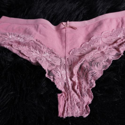 Blush Pink Worn Panties
