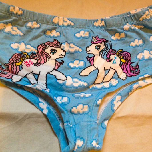 Cute Used Worn Pony Panties