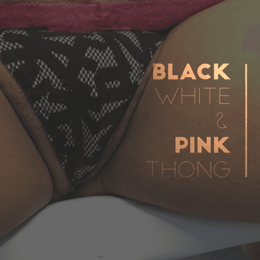 Pink thong