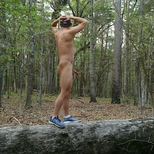 Walk through the woods met a hot guy