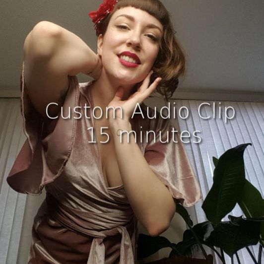 15 Minute Custom Audio