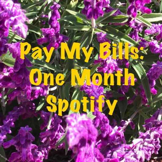 Pay My Bills: Spotify for 1 month