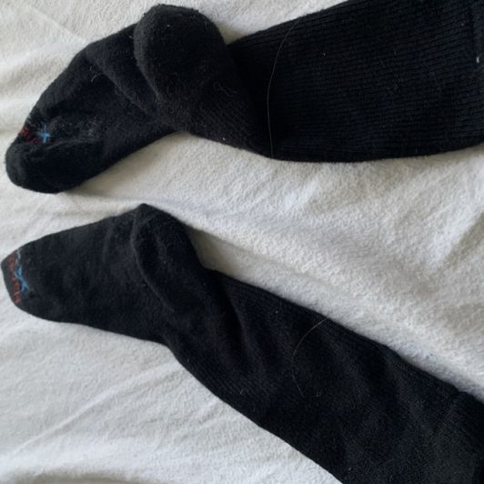 Black Tube Socks from scene