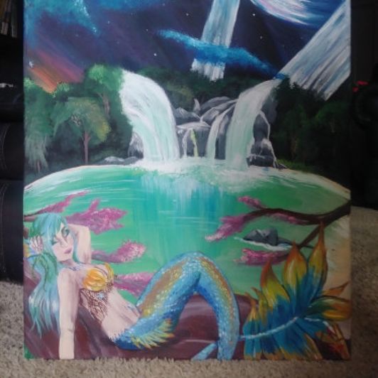 Mermaid Fantasy Painting
