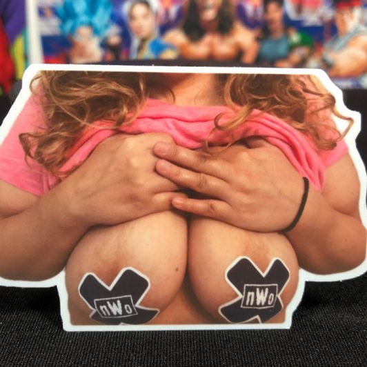 3x3 Sticker of me with nVVo Pasties