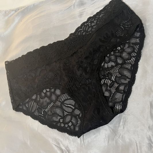 Dirty Black lacy panties