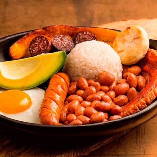 Typical food of Colombia