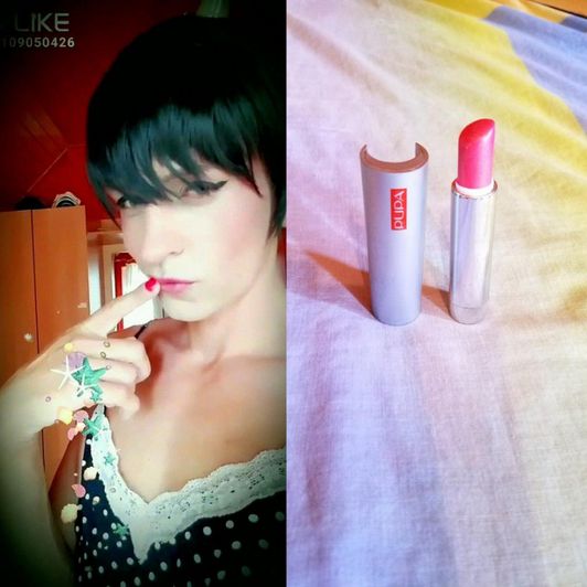 used lipstick