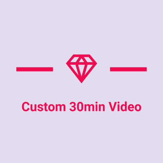 Custom 30min Solo Video