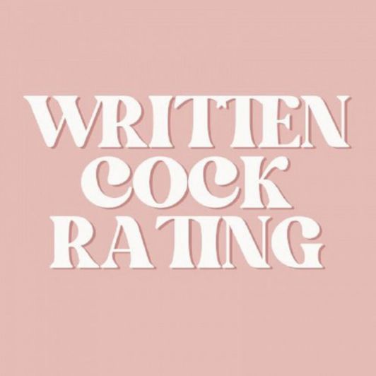 WRITTEN COCK RATING