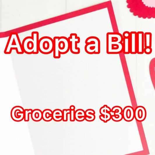 Adopt a bill Groceries