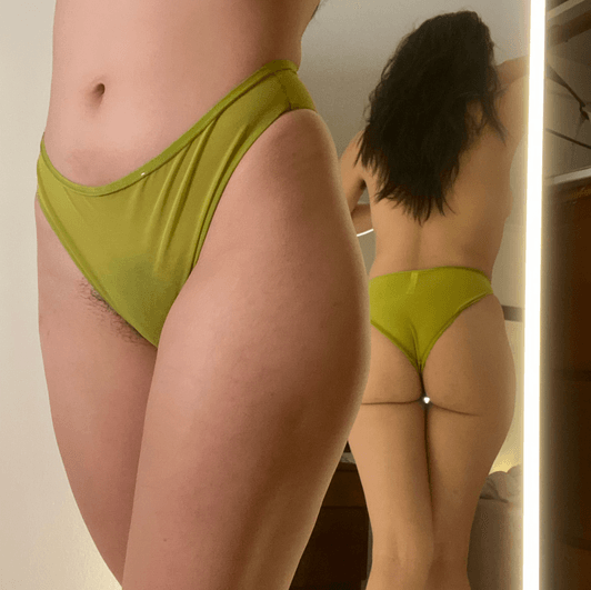 Lime Green Cheeky Panties