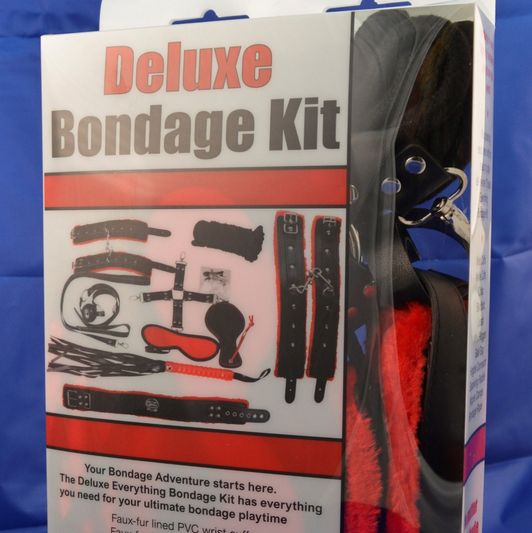 Deluxe 14 piece RED Bondage Kit