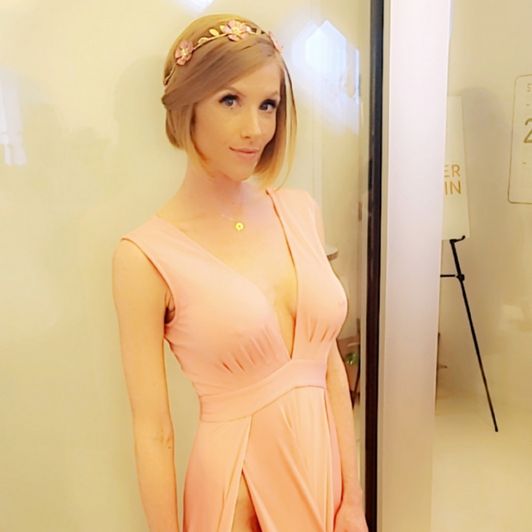 My pink XBIZ Awards Dress