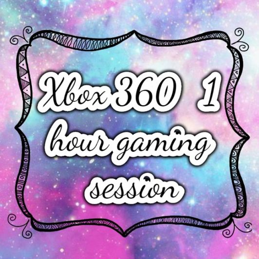 play xbox360 with me for an hour
