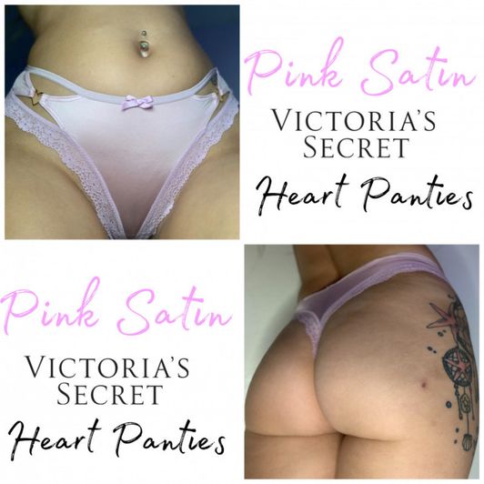 Pink Satin VS panties