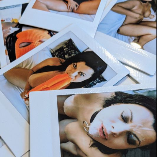 Nadia White Mini Polaroid Collectibles