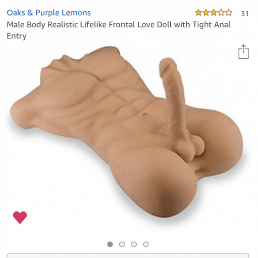 Gift me this amazing torso man toy