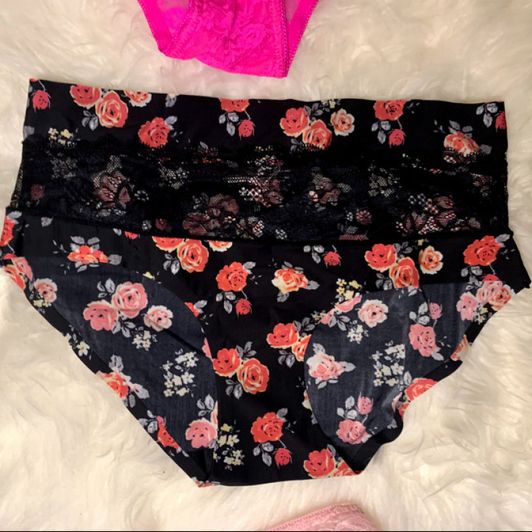 Floral Stretchy Hipster Panty