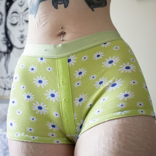 Lime green booty short