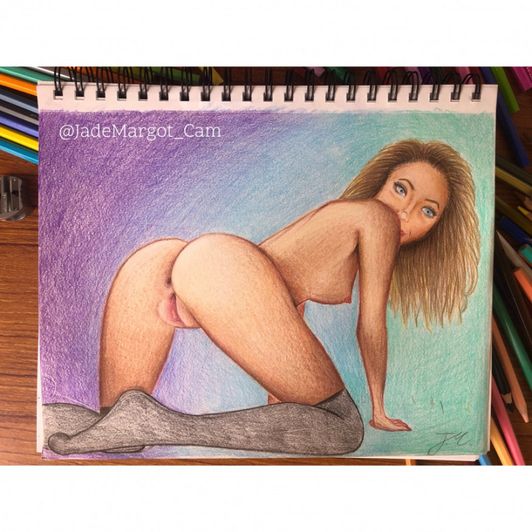 Nude Drawings by Jade Margot