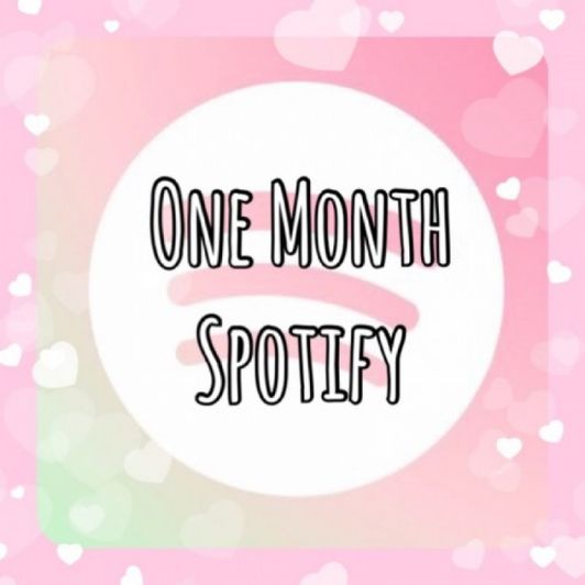 Gift Me: 1 Month Spotify