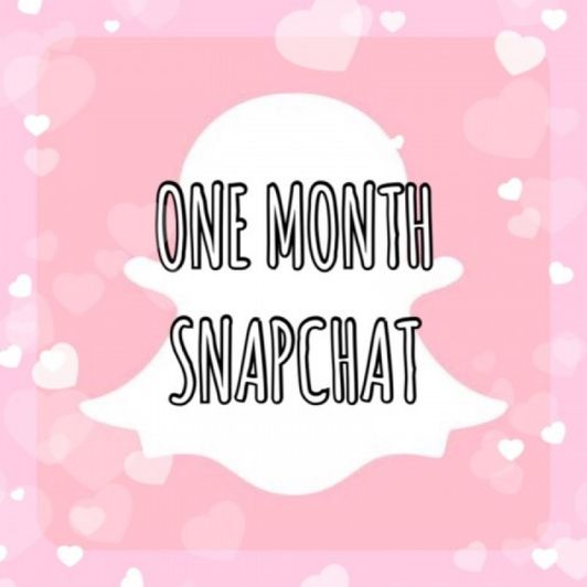 1 Month Premium Snapchat