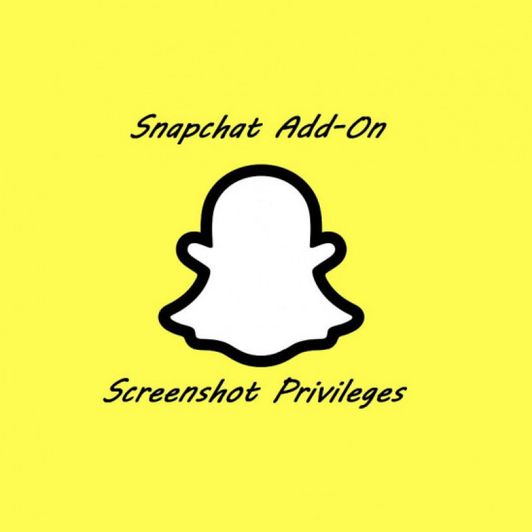 Snapchat Add On: Screenshot Privileges