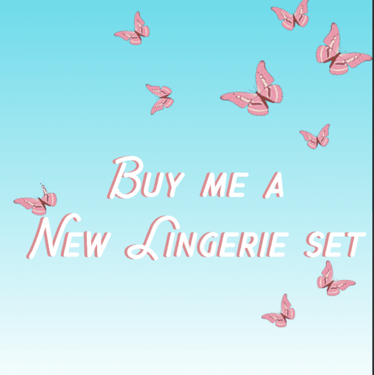 Buy Me a New Lingerie Set