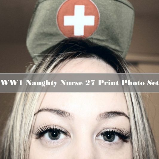 WW1 Naughty Nurse 27 Print Photo Set