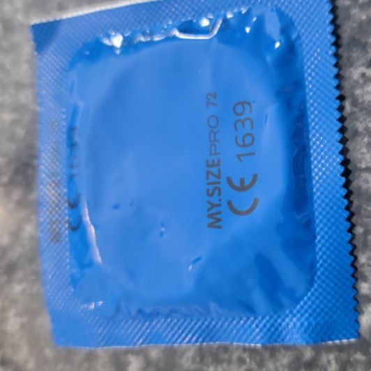 Used Cum Filled Condom