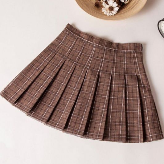 College girl skirt