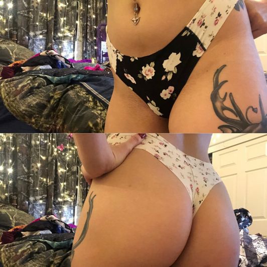 floral thong