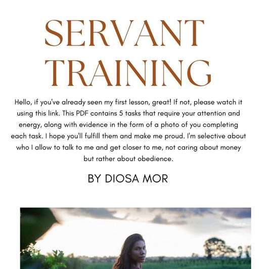Servant Training PDF