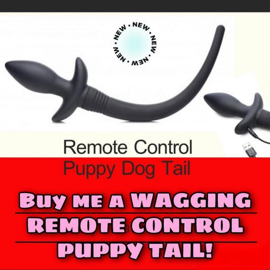 Buy me a WAGGING PUPPY TAIL!