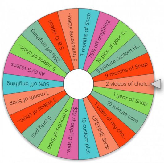 BBW Porn Prize Wheel