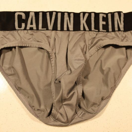 Grey Calvin Klein underwear