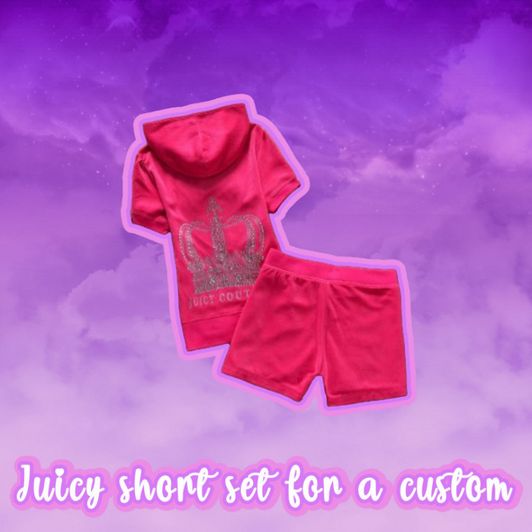 Free Custom 4 Gifting Me Juicy Short set