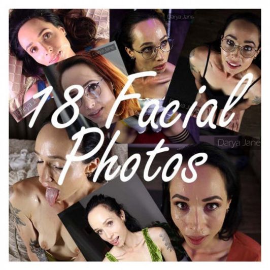 Messy Girl Cum Covered Facial Photos