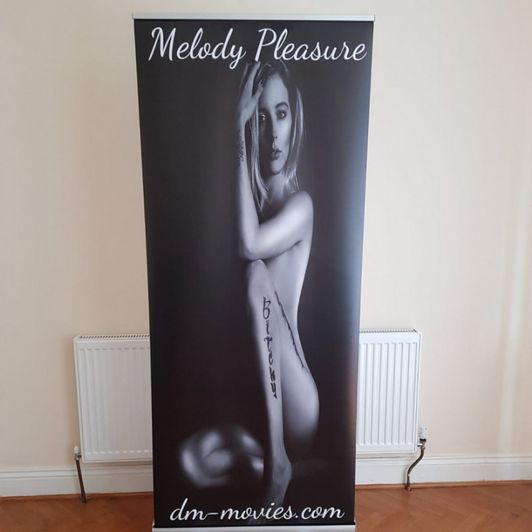 Melody Pleasure rol up banner