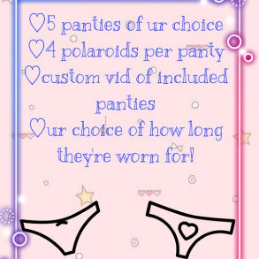 premium panties package