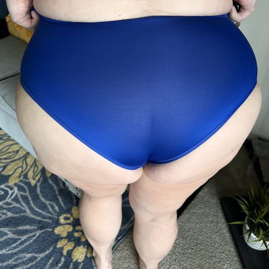 Sporty Blue jersey knit panties