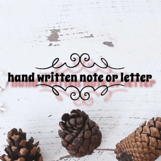 Hand Written Note Or Letter