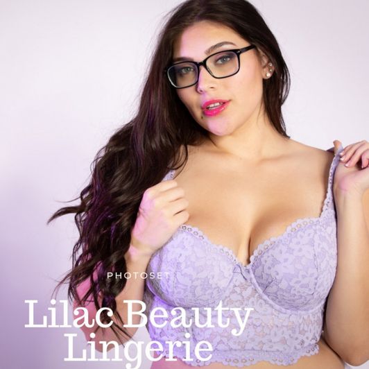 Lilac Beauty Lingerie Photoset
