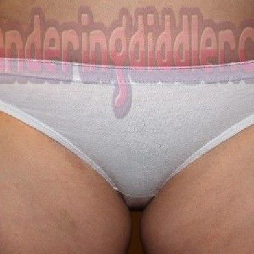 White Too Small Briefs