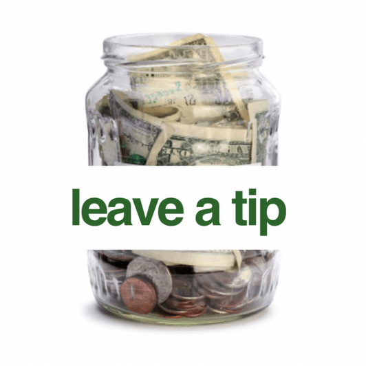 leave a tip