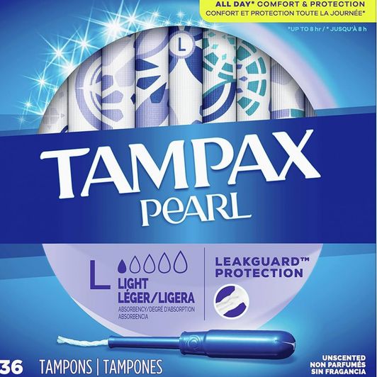 Vacuum Sealed Tampons: Light