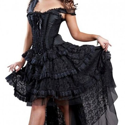 Vintage Showgirl Westworld Style Dress